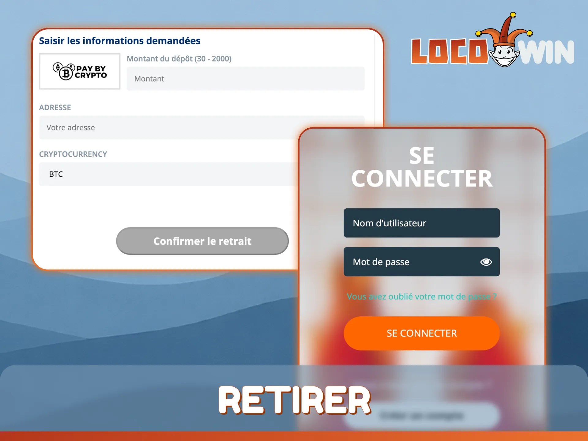 Découvrez la procédure simple pour retirer de l'argent de LocoWin.